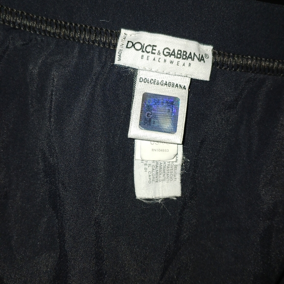 Black and White Swim Briefs with DG Logo - Picture 9 of 10